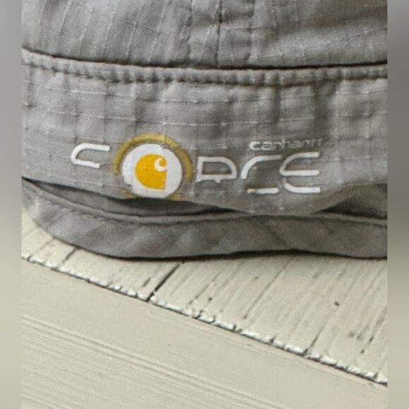 Carhartt Force Baseball Cap Cotton Nylon Elastic Fit. Gray Lightweight - Picture 4 of 9